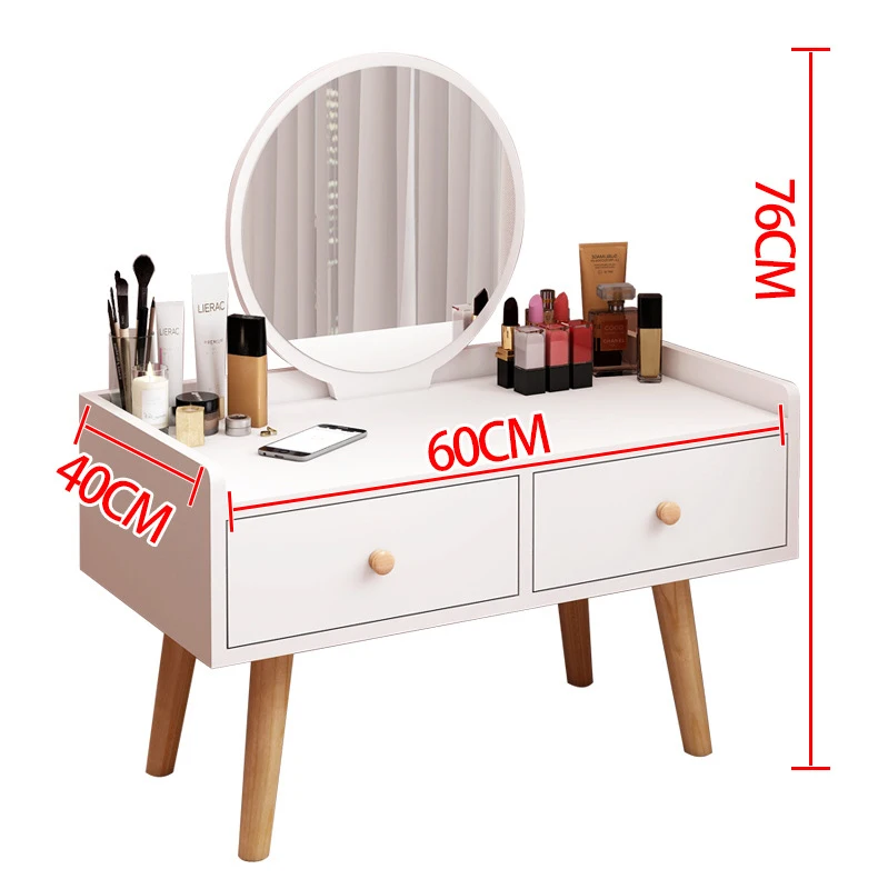 Usa Docarelife American Furniture Warehouse Mdf Wooden Glass White 13 Drawer Dresser Makeup Vanity Table With Light Mirror