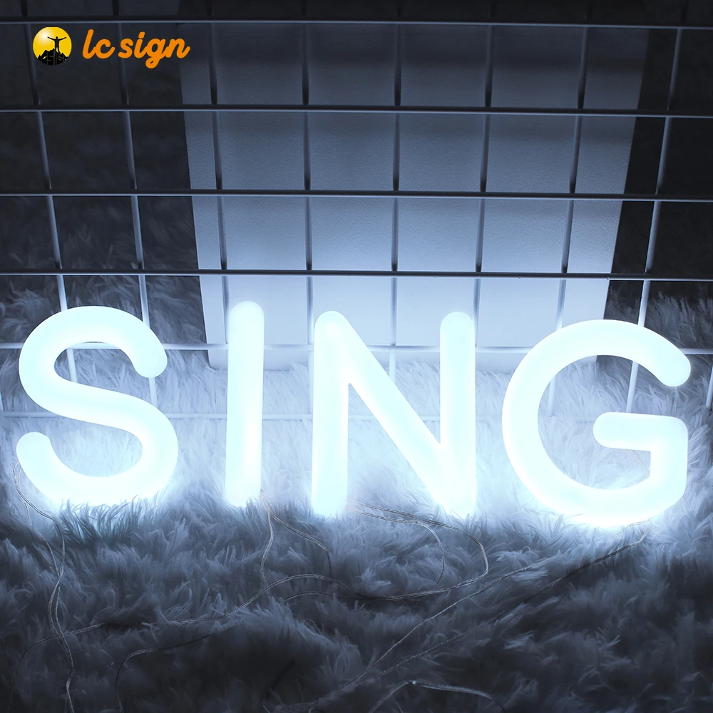 New arrival 360 degree led neon sign neon letter light sign for store logo neon sign