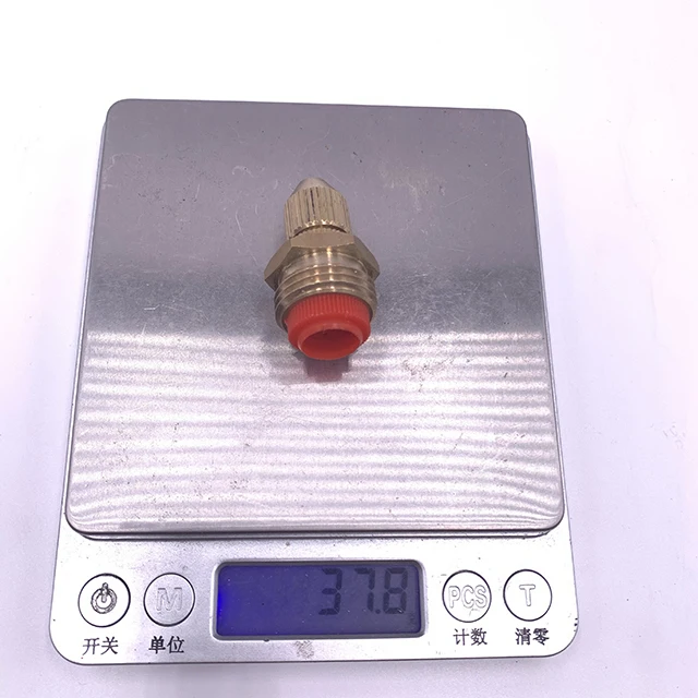 1/2' brass micro spray bullet-shape water nozzle fog mist water nozzle