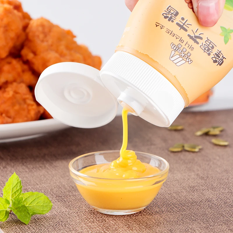 Mckieht Famous 350g Honey Mustard  Flavor Sauce Food Supplier Spring Roll Sauce Korean BBQ Sauce