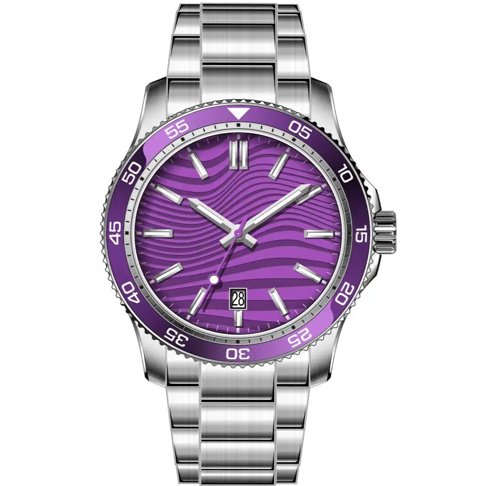 316L stainless steel 500 meters water resistant 50atm 50bar deep diving automatic watch diver watch