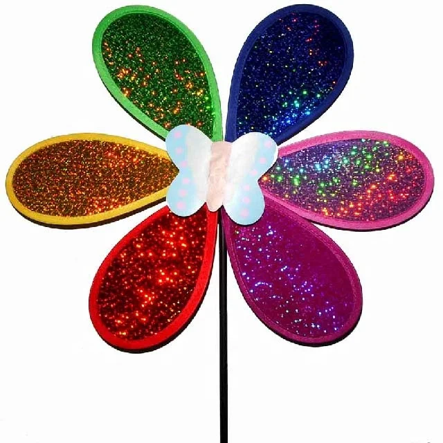 Factory supply children toy flashing windmill