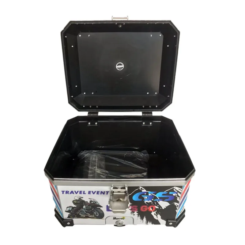 Chasing factory 38L 35L 45L 68 L scooter aluminium top boxes motorcycle top cases bike trunk tail boxes