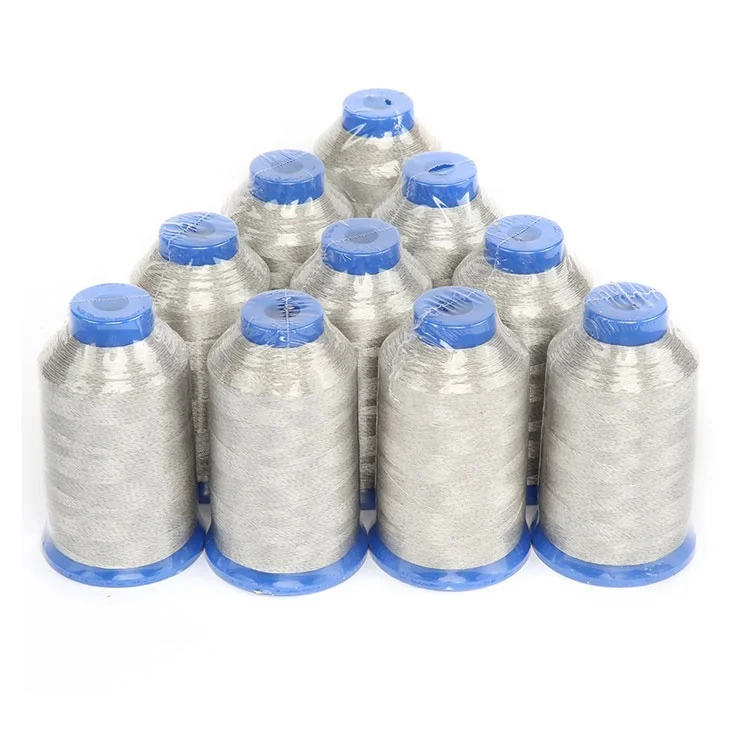 Free Test Samples Carbon Yarn Fiber Conductive Sewing Thread Do Not Broken For Touch Screen Gloves