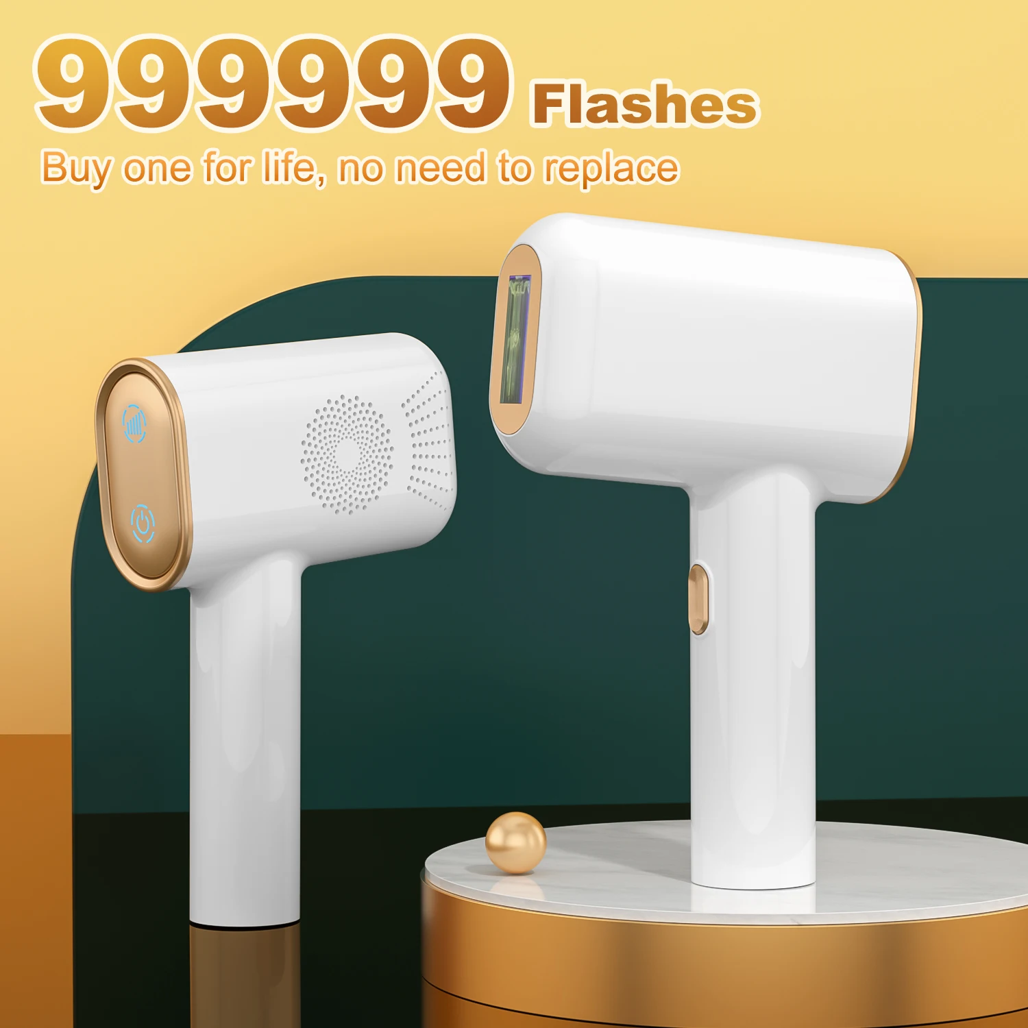 New Permanent Hair Removal IPL Hair Removal Technology Ice Cooling For Home Use Best Handheld IPL Hair Removal Upgraded Device