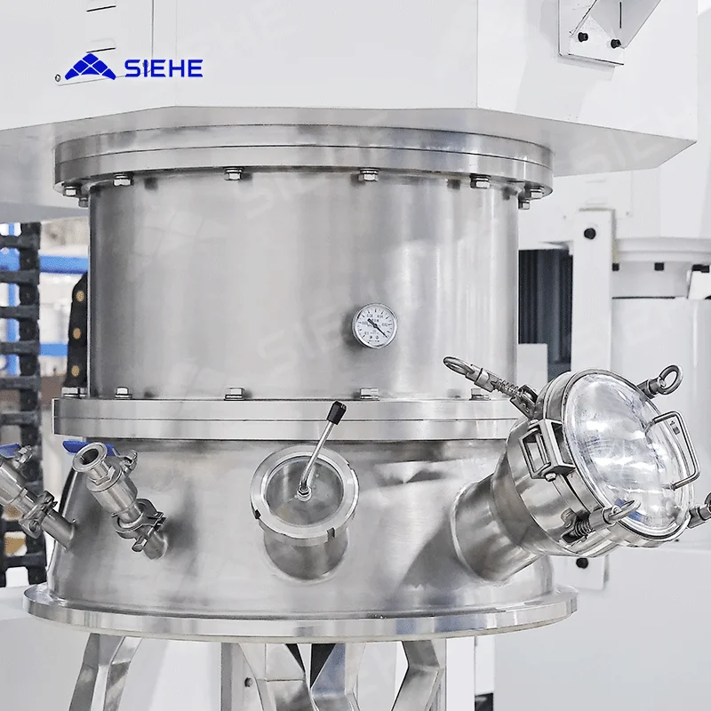 Planetary Vacuum Mixer Planetary Vacuum Powder Feeding Mixing Equipment Stainless Steel Powerful Double Planetary Mixer
