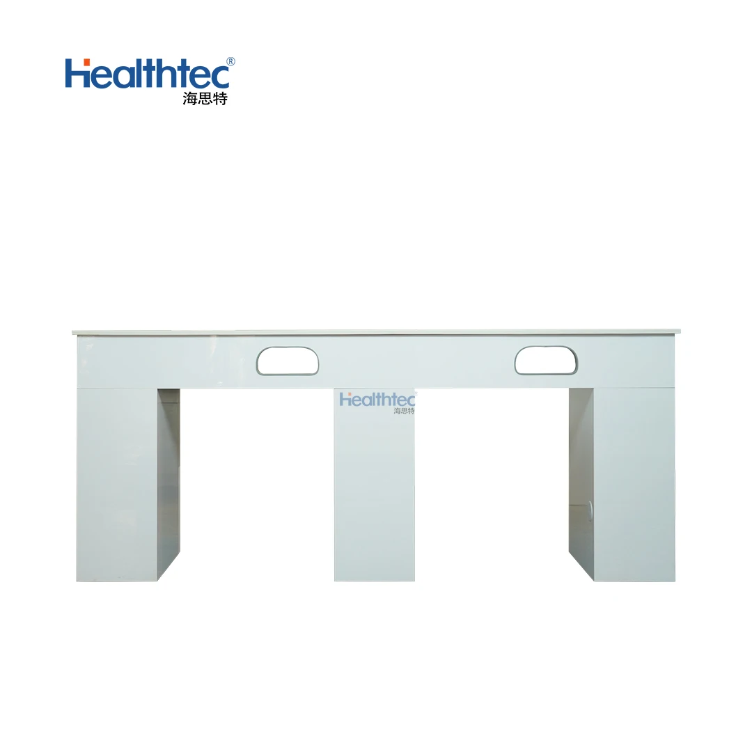 Healthtec Style OEM Nail Art Nail Salon Furniture Station Professional Manicure Double Seat Table