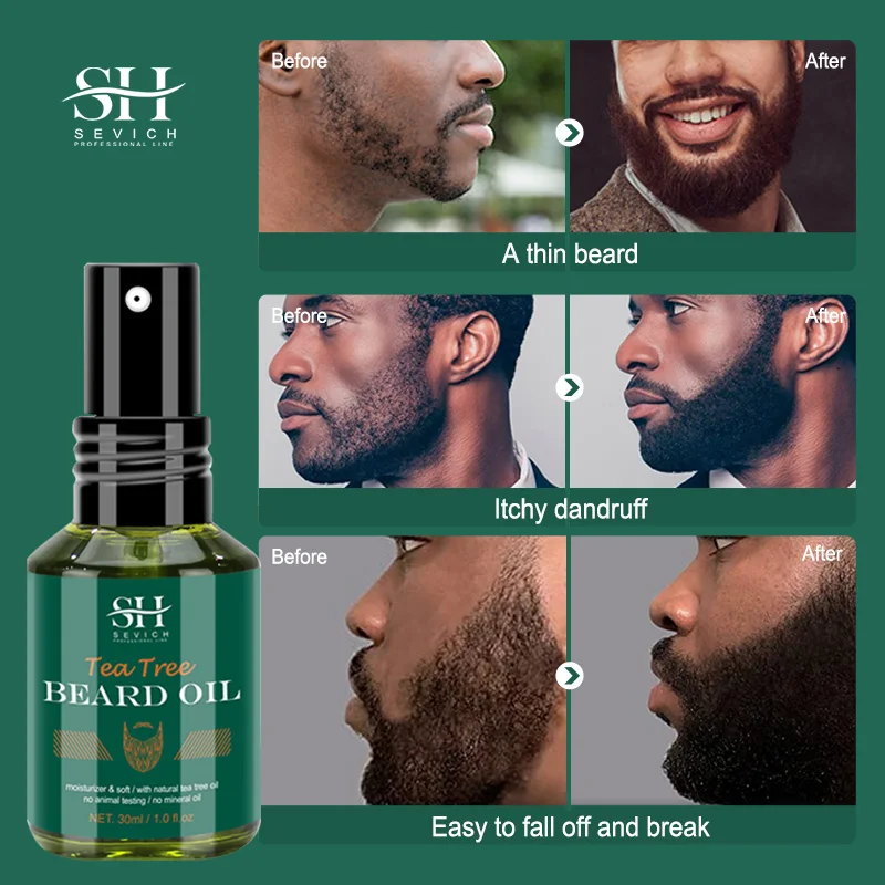 Private Label Beard Care Natural Ingredient Beard Kit For Men Grooming Care Beard Growth Oil For Men