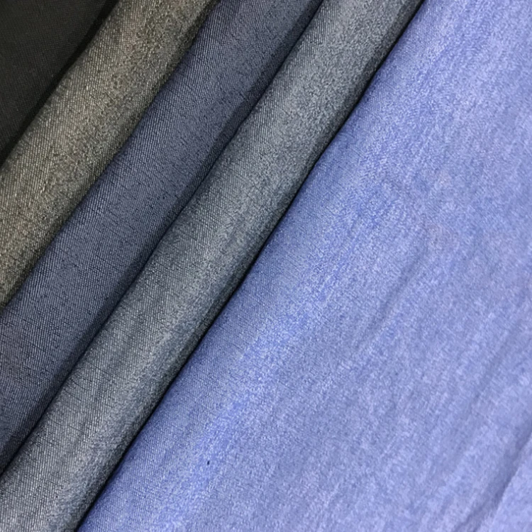 
Stock Lots New Design Adult Jeans Chambray Fabric 100% Tencel Denim 