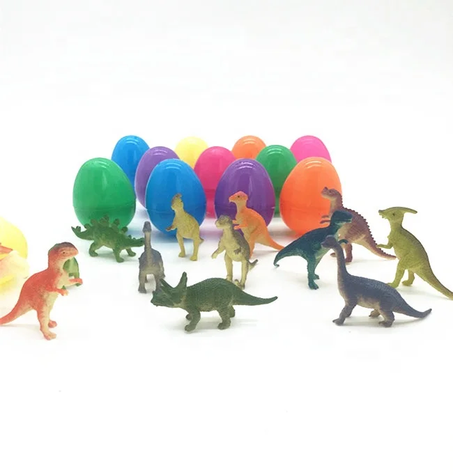 best sale factory selling plastic easter egg dinosaur Filled Easter Eggs for children