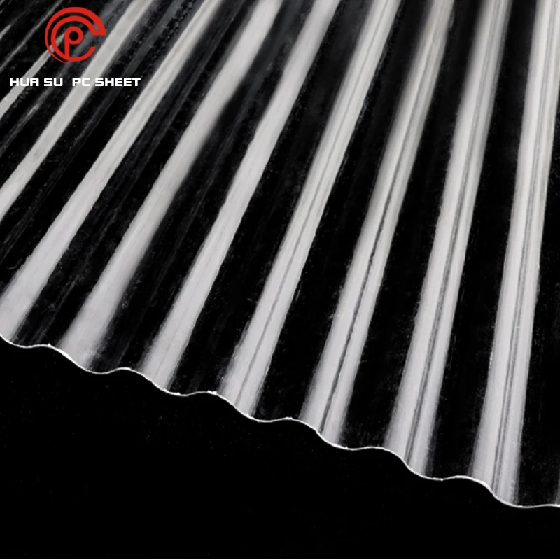 Прозрачный гофрированный пластиковый лист, полый поликарбонатный лист, твердые поликарбонатные листы, гарантия качества на заказ