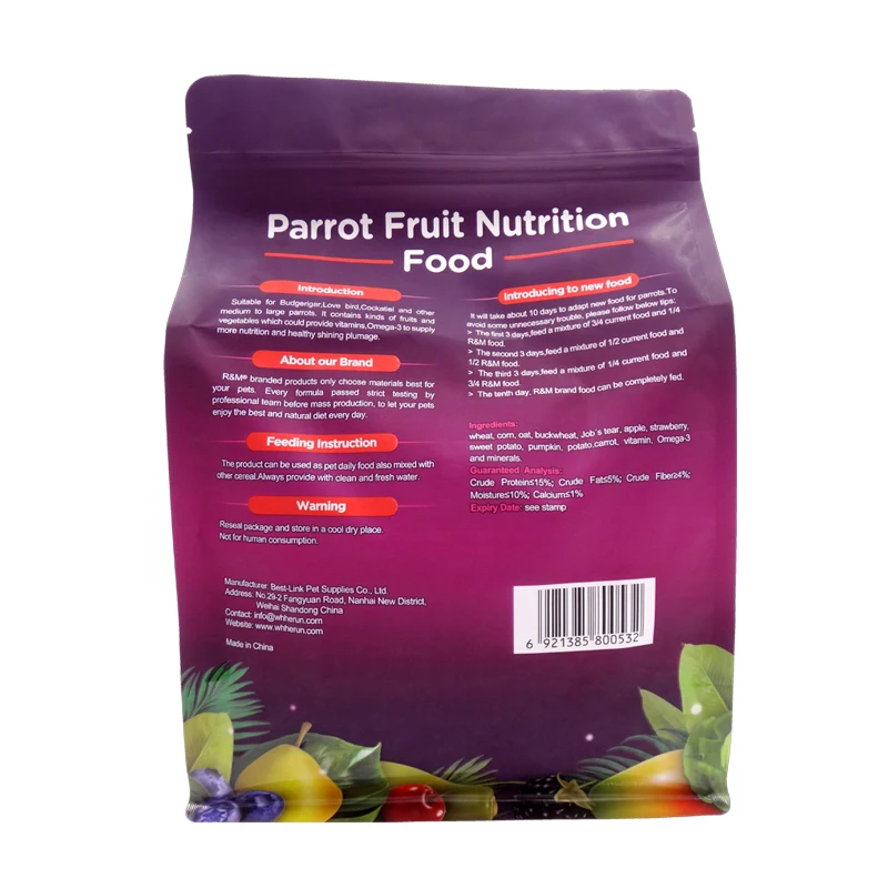 Best Selling Pet Bird Food Free Sample