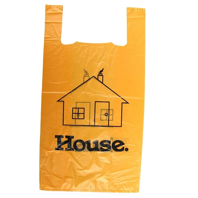 High quality Reusable Biodegradable T-shirt Shopping bag LDPE Wholesale Price