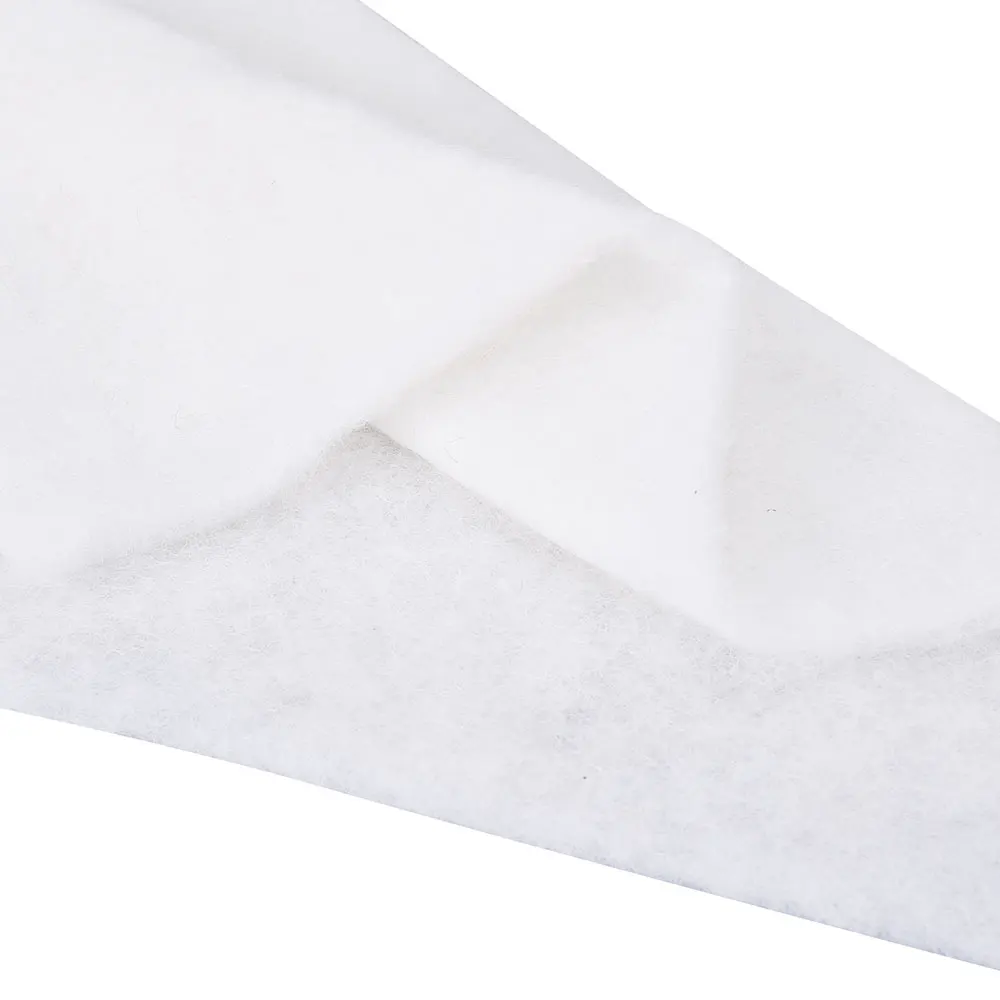 Customized White Color 100% Non Woven Polyester Fleece Fiber Padding Polyester Felt Fabric For Mattress