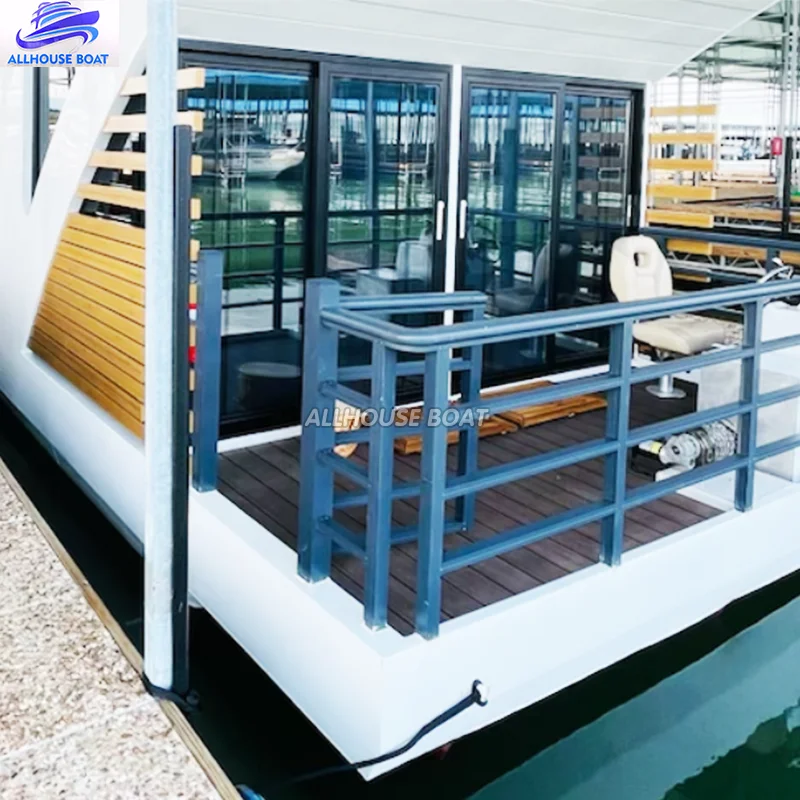 House Boat Luxury Floating Water House Pontoon Boat Yacht Luxury Boat Houseboat