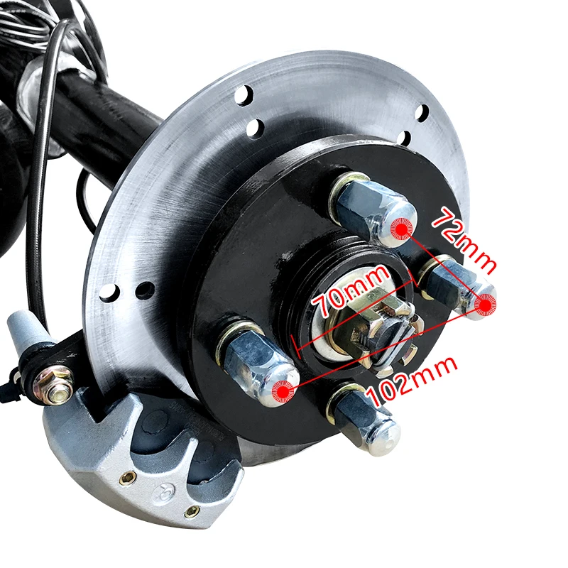 Новое поступление дисковый тормоз легко установить DIY E 4 Wheeler задняя ось