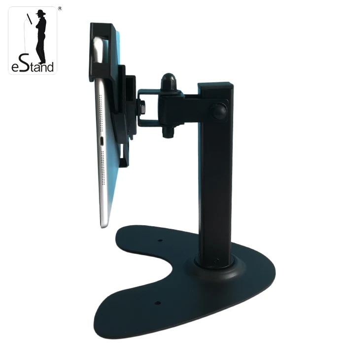 eStand BR29003Q diagonal metal desktop universal anti-theft stand with lock