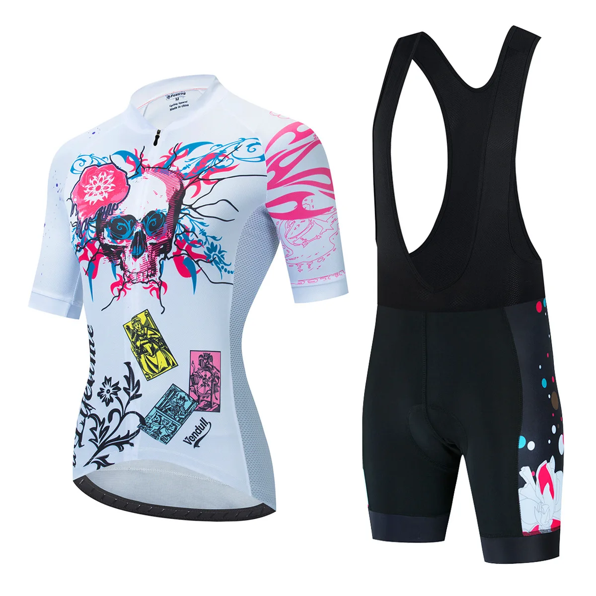 Custom Sublimation printed mountain bike road cycling wear summer jacket Breathable Bicycle short sleeves and bib  wholesales