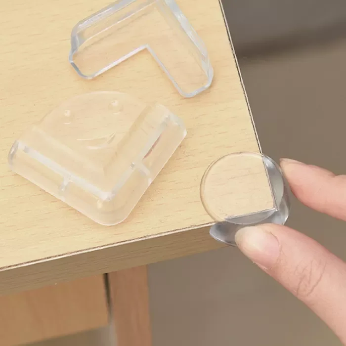 Мягкие прозрачные накладки на углы стола для дома, силиконовые формы, прозрачные L-образные защитные углы для безопасности детей