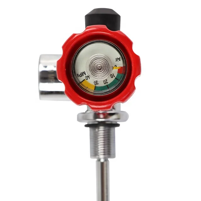 Red High Pressure 4500psi 30Mpa Carbon Fiber Gas Cylinder pcp tank pcp gun parts pcp valve fire extinguisher valve