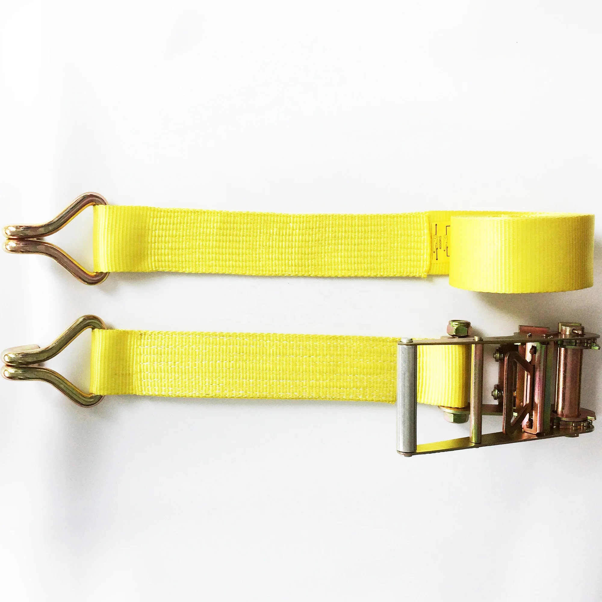 Лидер продаж, партиями по 4 дюйма 100 мм 10Ton алюминиевой ручкой Ratchet сковать ремни с двойной j-крючок