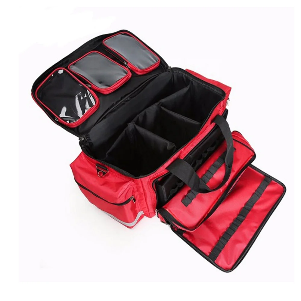 
Empty Portable Medical Bag Emergency Survival First Aid Kit Case Portable Medical Package made in Pakistan 