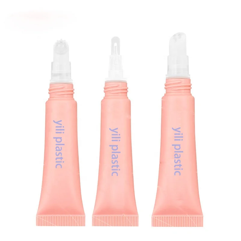 10ml Dia16 Custom Soft Touch Silicone Applicator Lip Balm Or Eye Care PE Squeeze Tube
