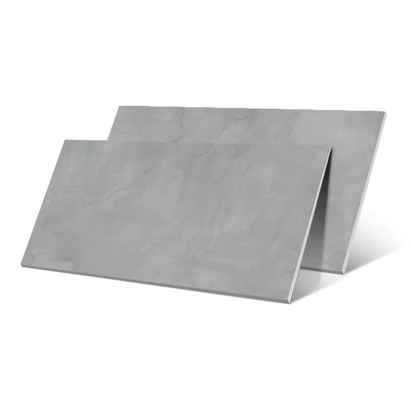 Dark gray glazed glossy porcelain tiles, shipped to countries all over the world, various tile styles