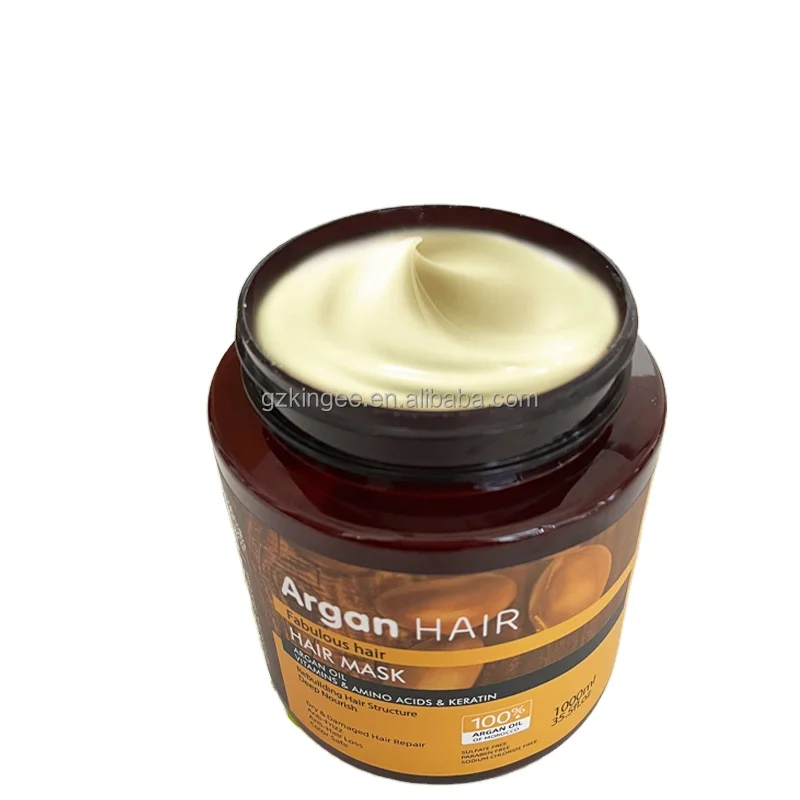 Color Protection Organic Argan oil Hair Mask Hair Shampoo Morocco Oil Set Rich Vitamin Amino Acids Daily Home Use Formula 1000ML