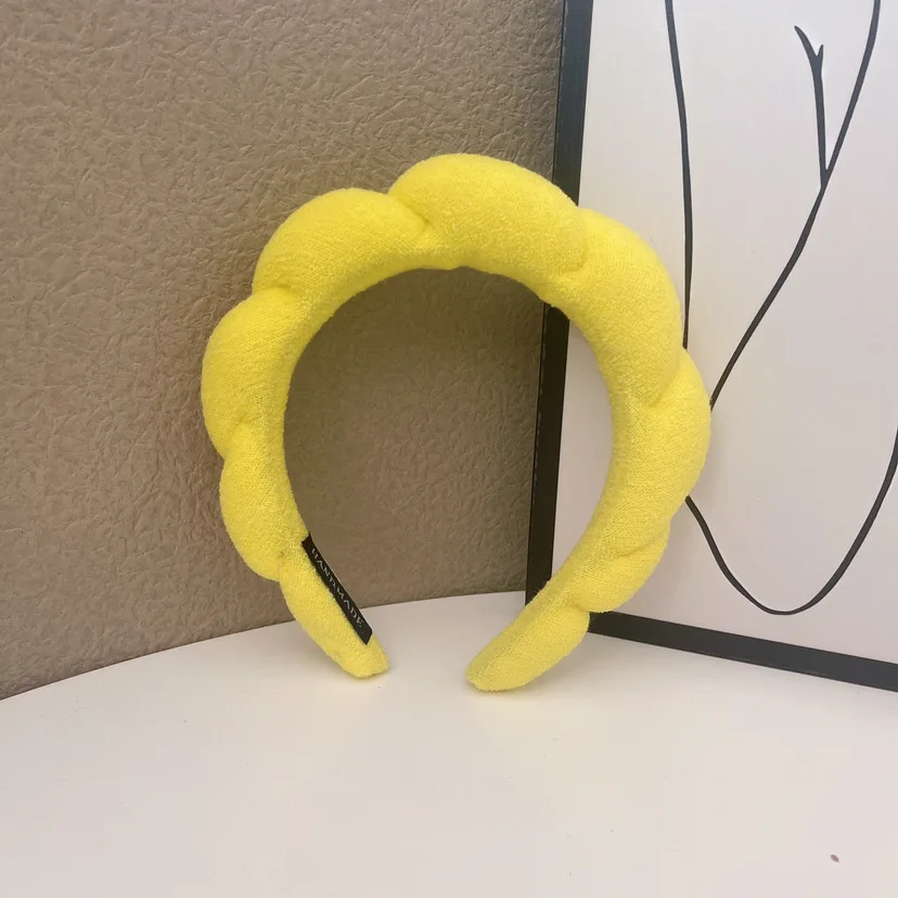 Pakcare 2024 Comfortable and Eco-friendly  Sponge Headband Bubble Soft Hairband Fashion Hair Hoop Headwear for Spa Washing Face