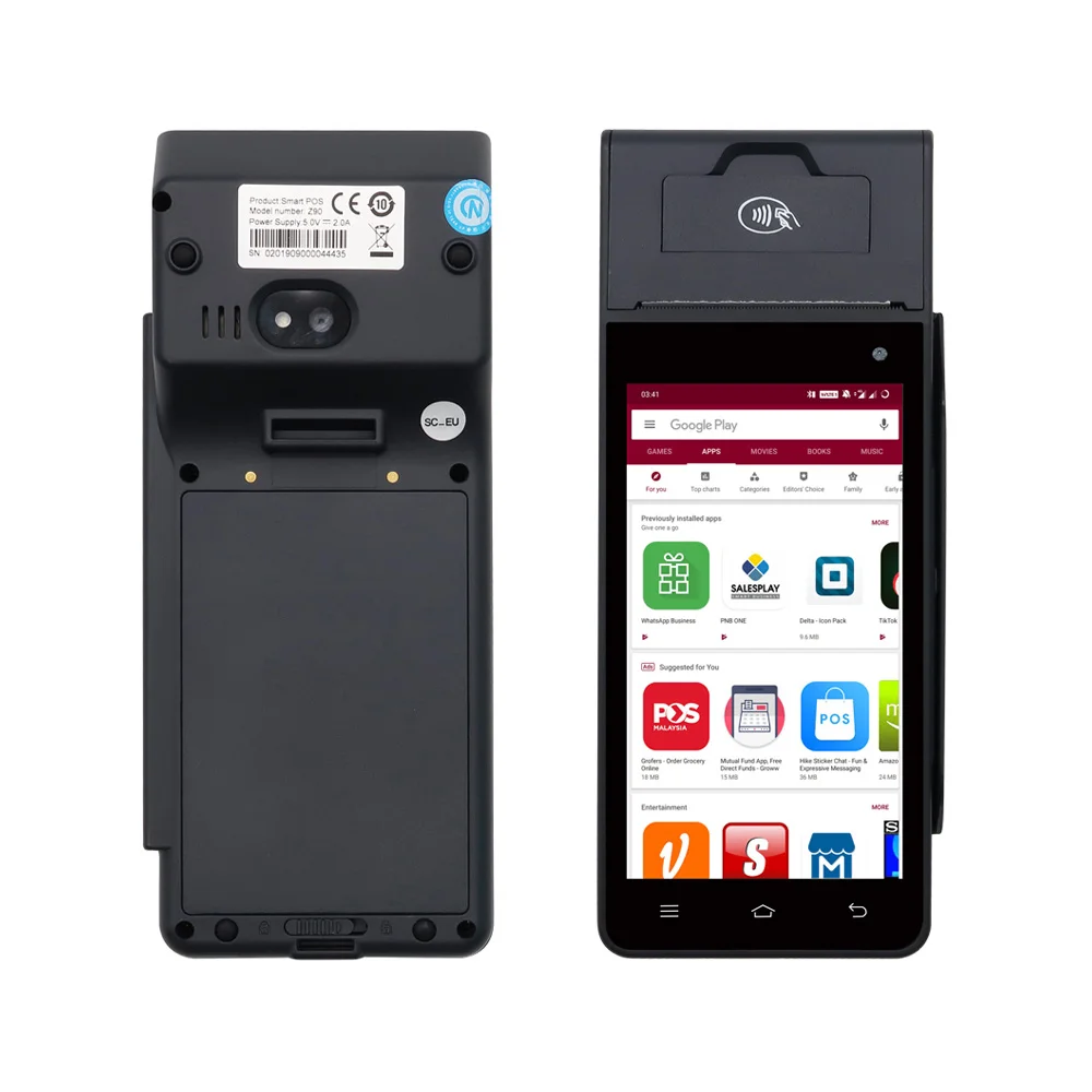 Android 13 мобильный платежный терминал pos биллинг машина с nfc