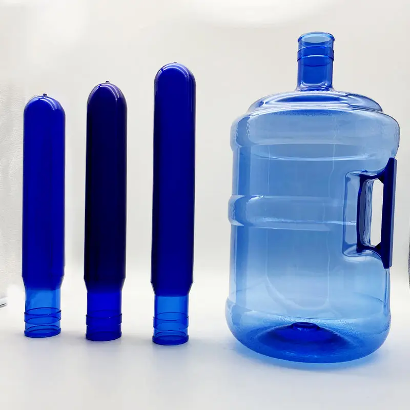 Custom Aikedi preform pet water bottles 55mm neck 20 liter 5 gallon pet performs 750-800gr