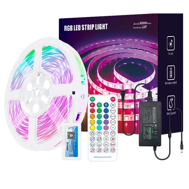 Smart LED Kit WS2811 12v 60leds ip20 dream color external ic tv backlight car computer atmosphere led strip light