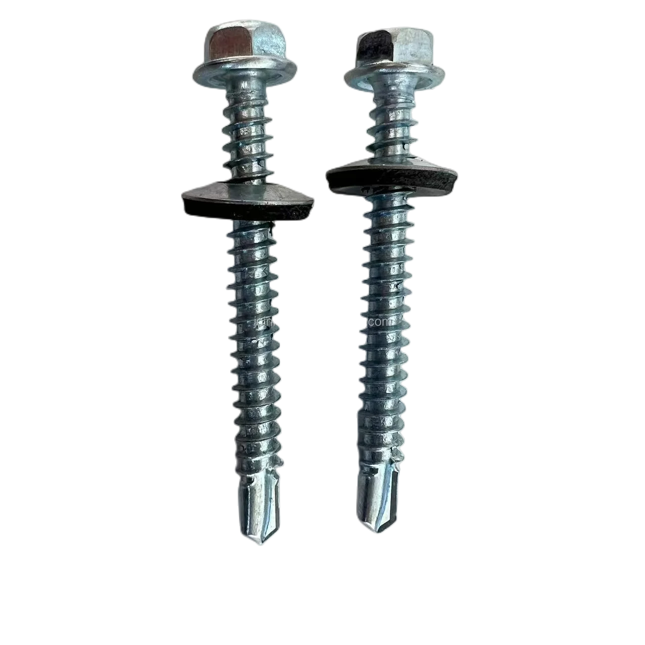 Galvanized Hex Self Drilling Screws Flange Zinc Plated SDS Screw with EPDM Rubber Washer Roofing Screw