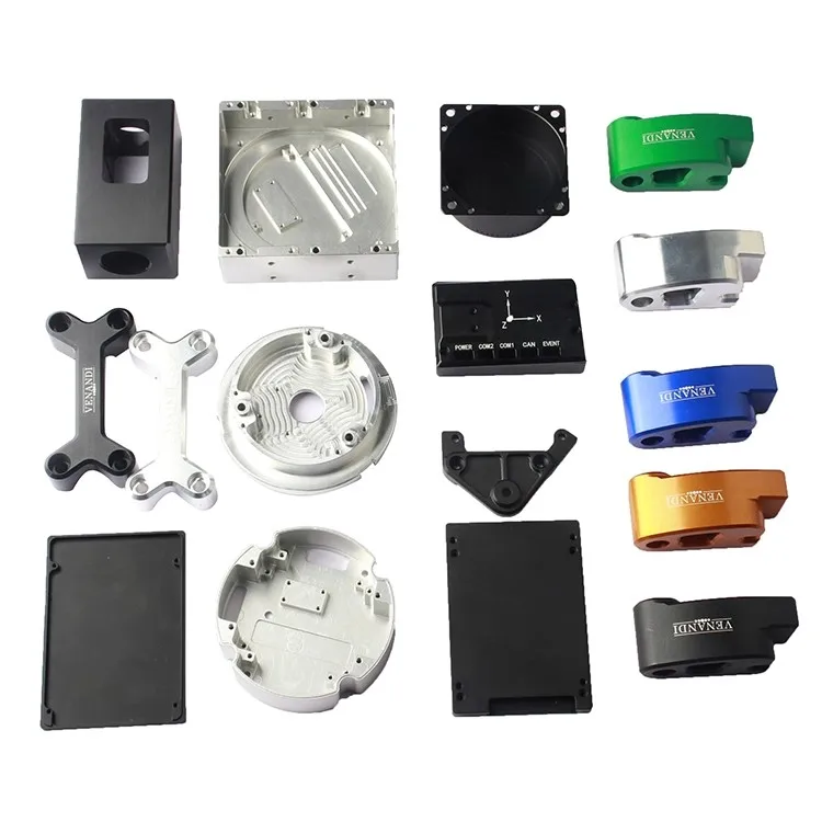 Customized Design CNC Milling Parts Smooth Surface Treatment Anodized Aluminum Alloy Anodizing Aluminium Parts