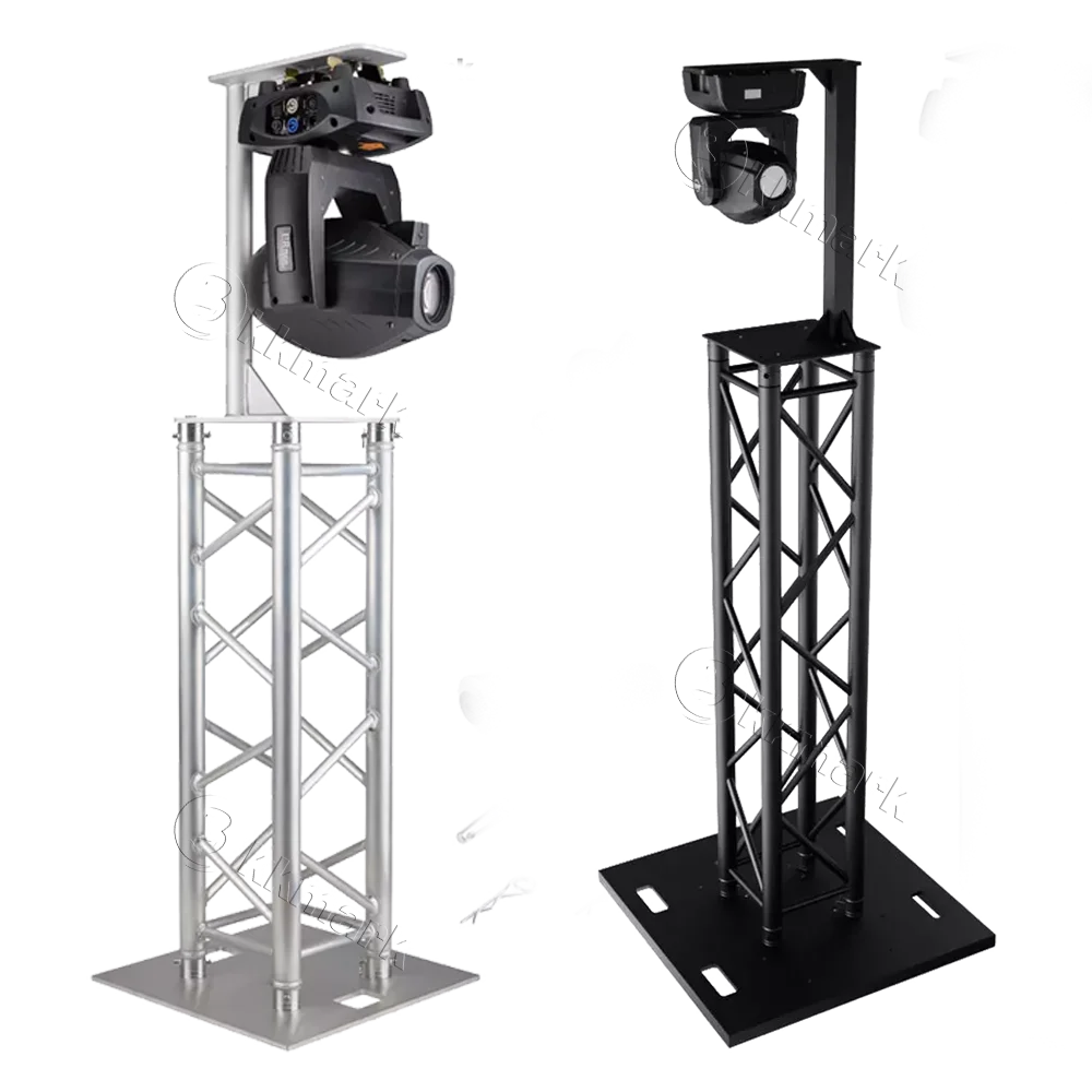 DJ concert Wide rotating Angle fire design square truss accessories inverted lighting mounts