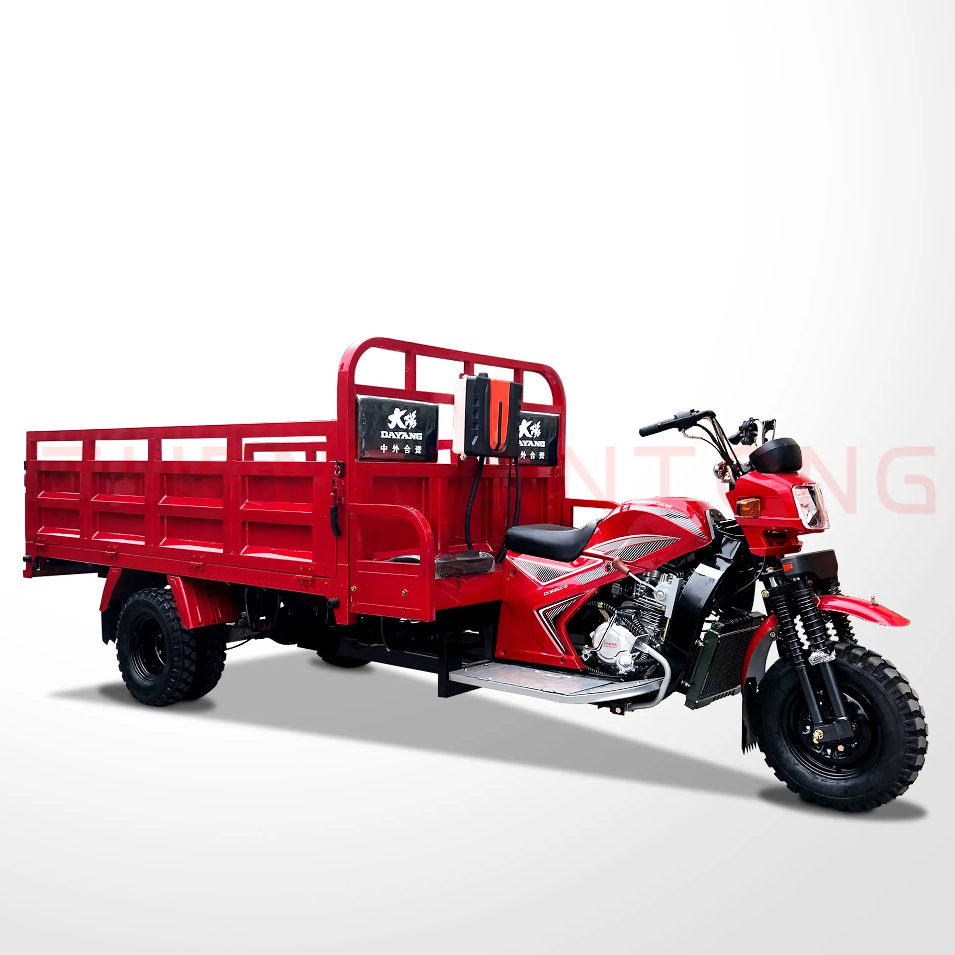 DAYANG Factory top quality japan Cargo Cooling Mode Method 3 wheel dumper motor tricycle 250cc motorized big wheel tricycle