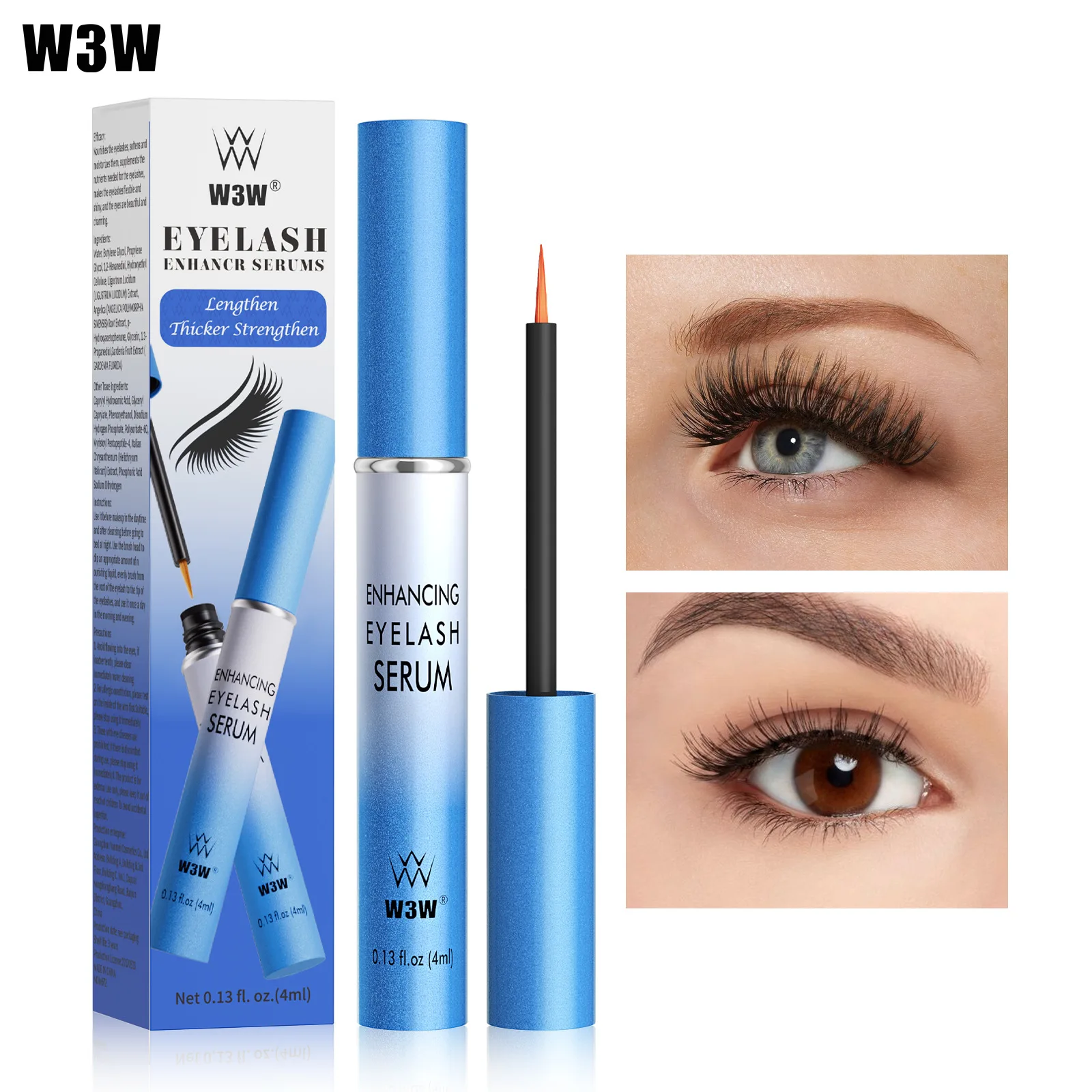 Best-selling Eyelash Growth Liquid Thick Lengthening Slender Long Eyelash Repair Liquid Wholesale