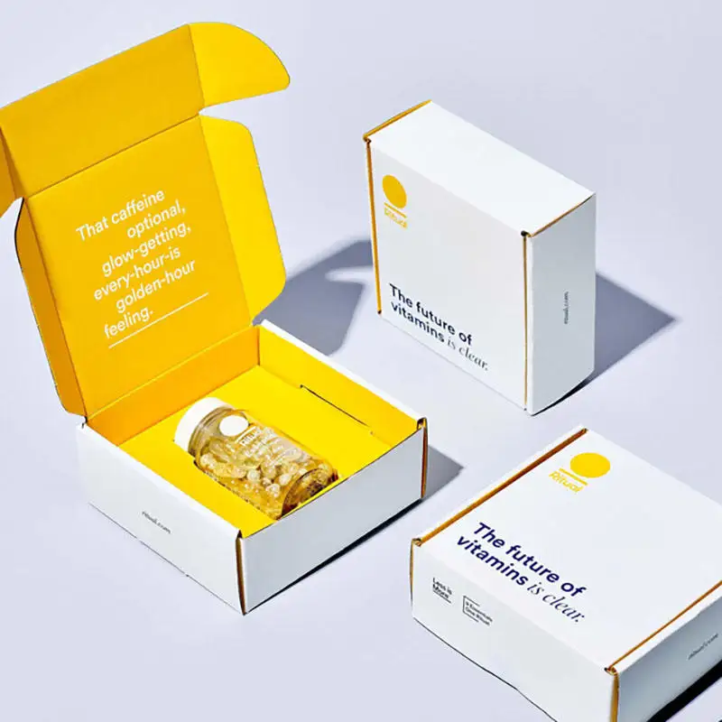 Custom Cosmetic Makeup Set Mailer Box Skin Care Jar Product Corrugated Packaging Shipping Box with Logo Divider Insert