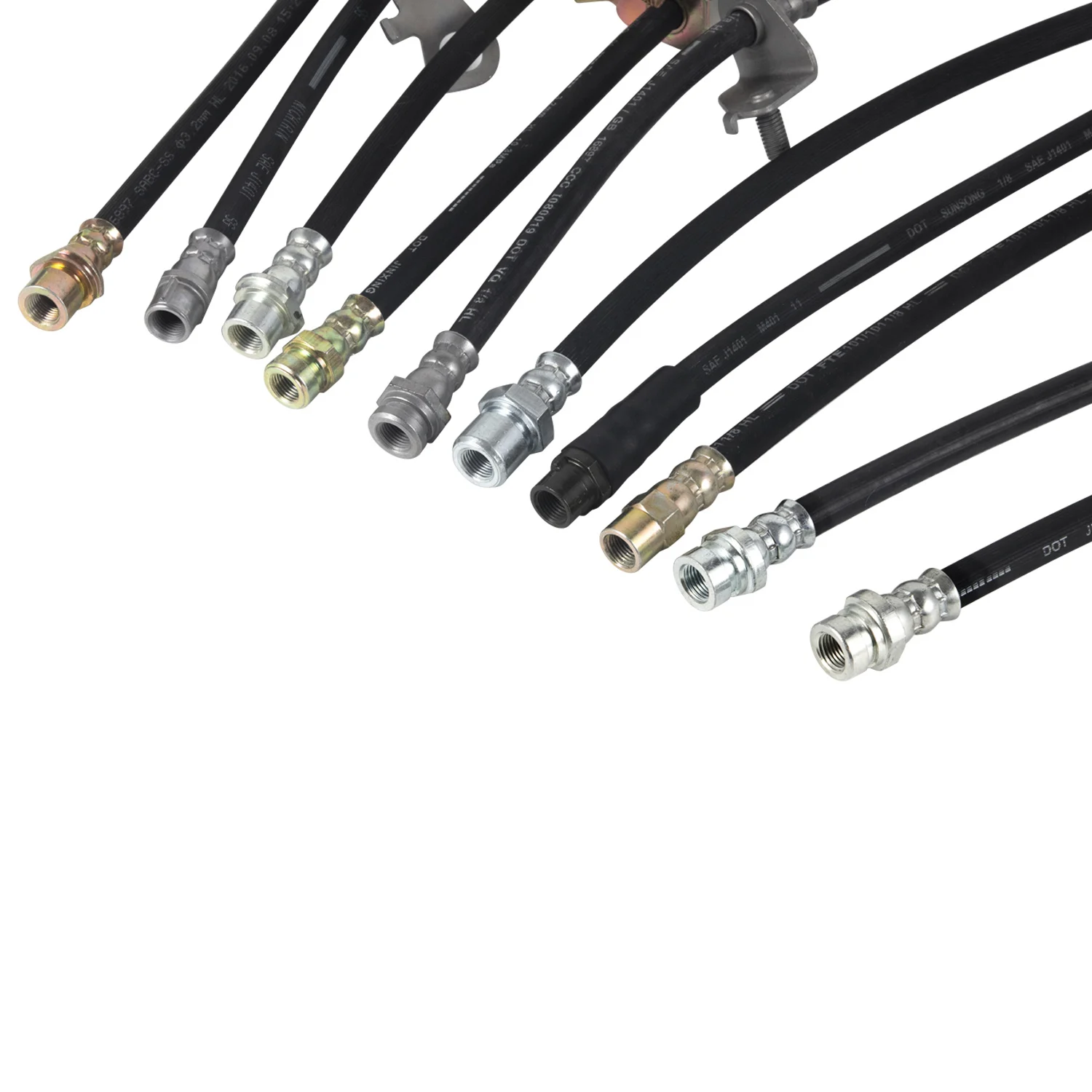 SAE J1401 Hydraulic Brake Hose Assembly auto flexible brake hose Hydraulic Brake Hose for car OEM MB950626 MR910915