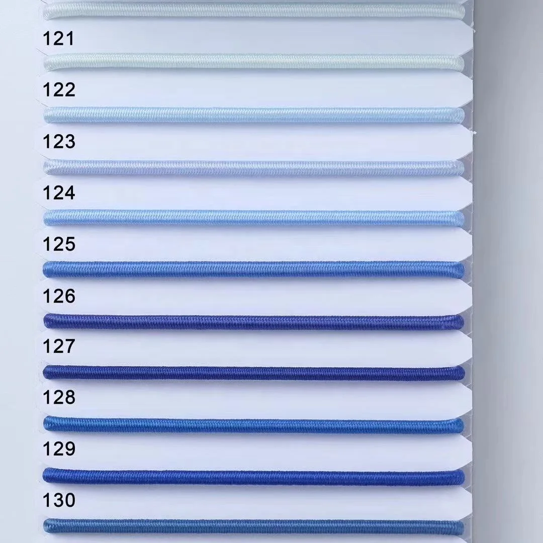 Large in stock 1mm 2mm 2.5mm 3mm 3.5mm 4mm 4.5mm colorful round elastic cord