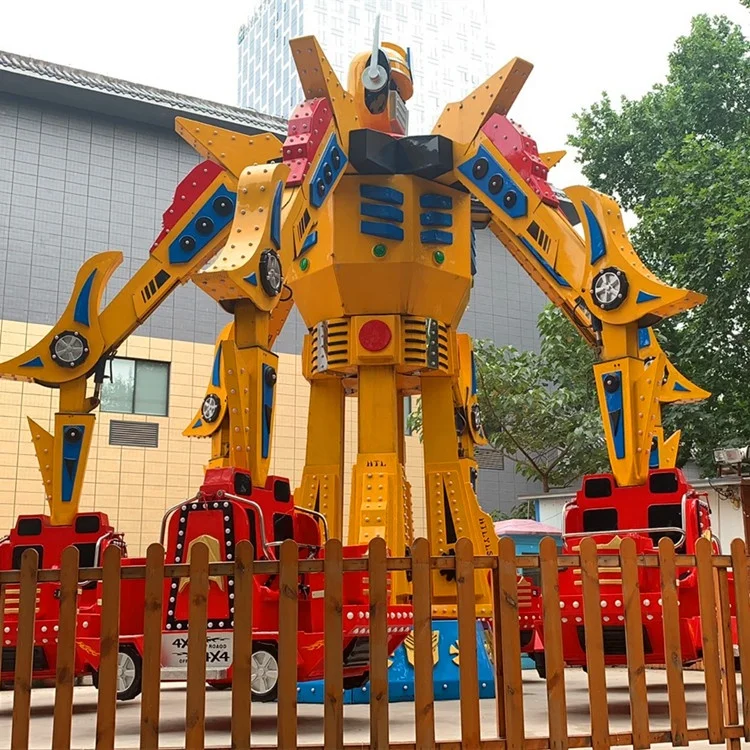 China Manufacturer Mechanical Armor Robot for Electric Kiddie Rides For Thrilling theme park