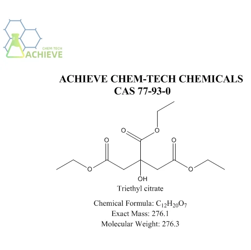 Reach Chem-tech (с 2008 года) Органические промежуточные продукты CAS 77-93-0 триэтил цитрат