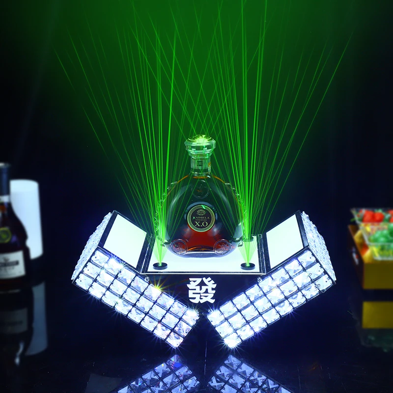 Best wine beer rechargeable custom holder stand acrylic led lighted liquor shelf bottle Glorifier Presenter