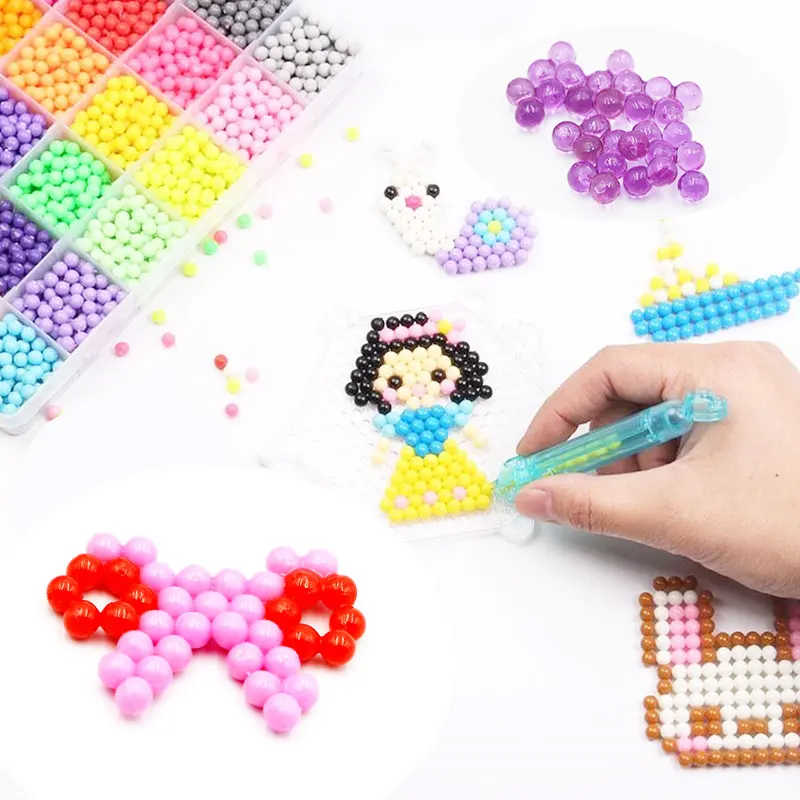 Puzzle Kids Gift Toys DIY Water Sticky Beads Water Beads Magic Spell Beans Water Fog Magic Beads