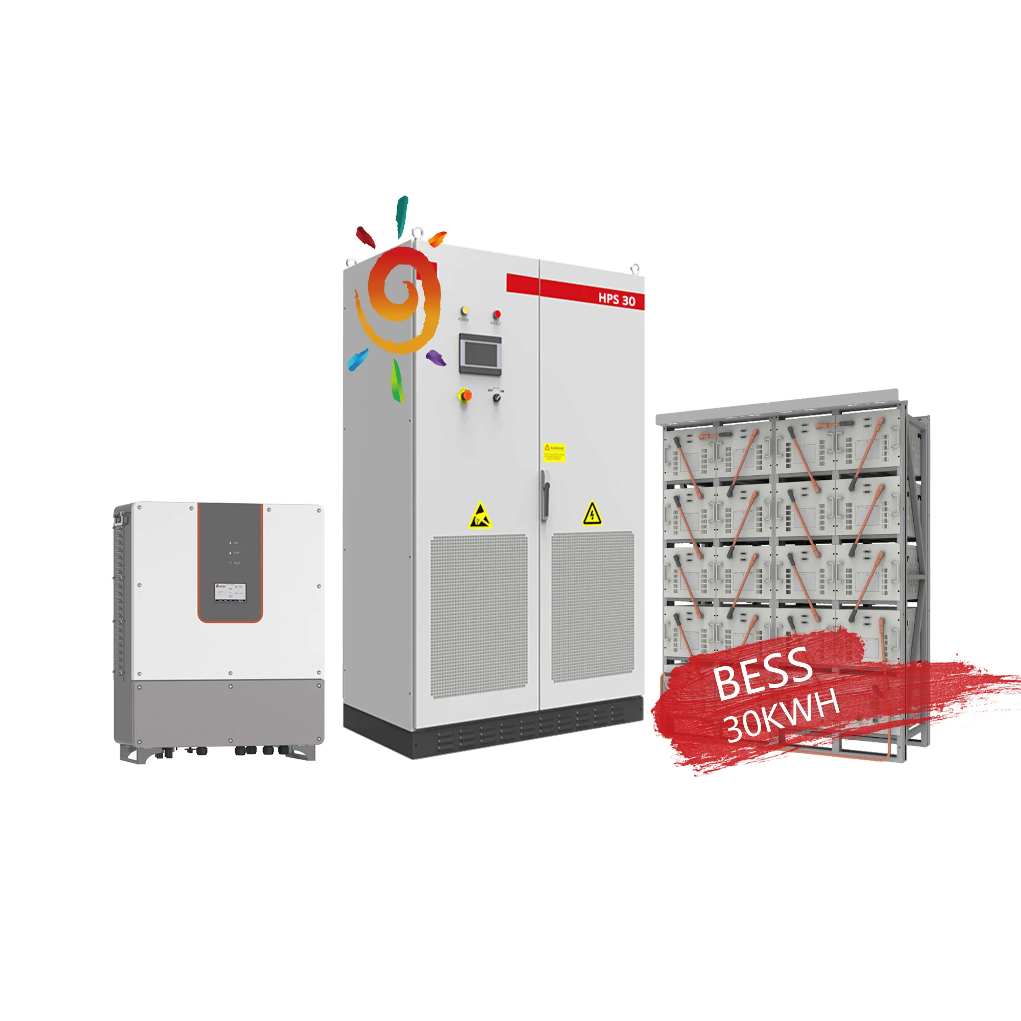 30KWH Storage Battery 50KWH Storage Battery high voltage solar container stacked lithium ion battery