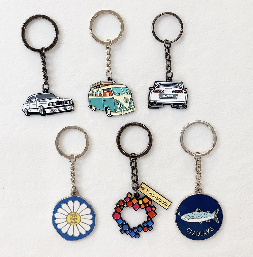 For Custom Logo Key Chains 2DPvc Keychains Metal Key Chains Car Keychain Anime Accessories Key Ring Keychain Accessories Sasuke