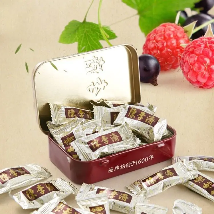 China Time-honored Brand Chen liji Herbal throat Lozenge 28.8g exotic candy hard candy sweets confectionery