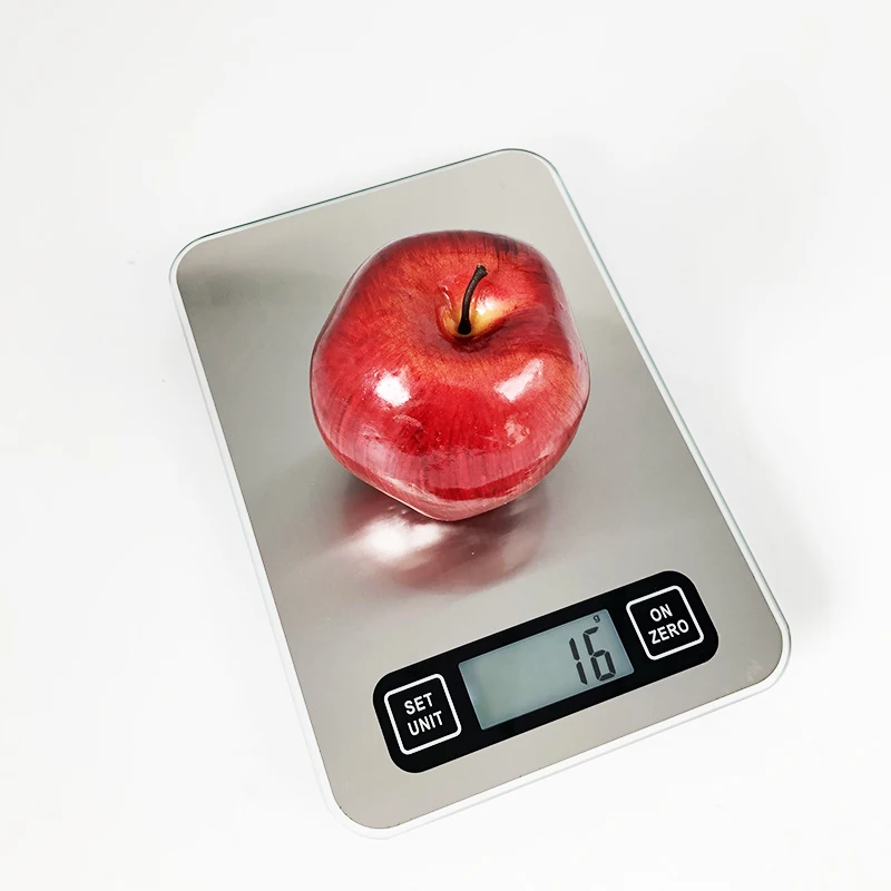 BSCI 10kg 22lb Stainless Steel Glass Plastic Kitchen Food Scale cheap price