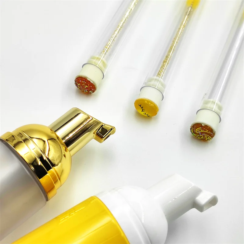 lashes shampoo blank bottle kit lash shampoo containers cleaner packaging custom private label empty lash shampoo bottle